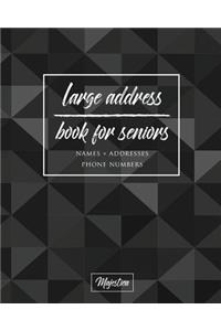 Large Address Book For Seniors