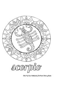 Color My Cover Notebook (Scorpio)