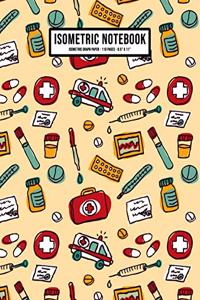 Medical Isometric Graph Paper Notebook