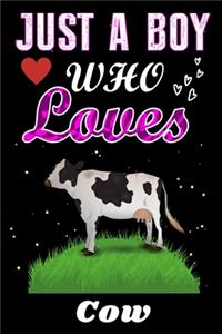 Just a Boy who loves Cow