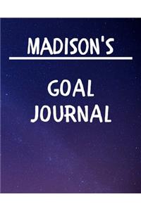 Madison's Goal Journal: 2020 New Year Planner Goal Journal Gift for Madison / Notebook / Diary / Unique Greeting Card Alternative