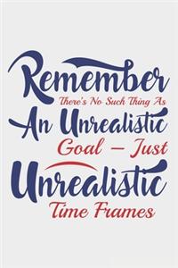 Remember There's No Such Thing As An Unrealistic