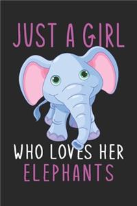 Just A Girl Who Loves Her Elephants