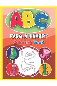 ABC Farm Alphabet Coloring Book