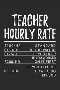 Teacher Hourly Rate