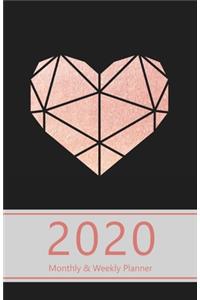 2020 Monthly & Weekly Planner