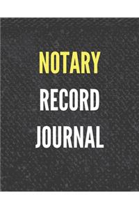Notary Record Journal