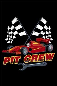 Pit Crew: Blush Notes Journal And Diary For Recording Feeling, Thoughts, Wishes And Dreams For Race Car Lovers And Racing Fans (6 x 9; 120 Pages)