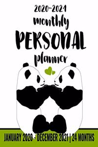 2020 - 2021 Monthly Personal Planner