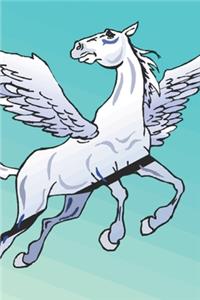 2020 Weekly Planner Horse Illustration Equine Flying Pegasus 134 Pages