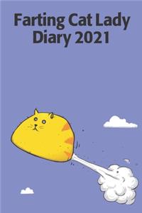 Farting Cat Lady Diary 2021