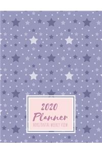 2020 Planner Horizontal Weekly View