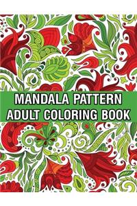 Mandala Pattern Adult Coloring Book