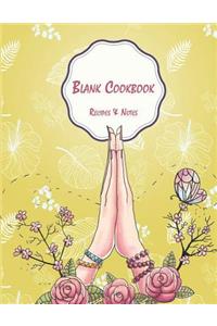 Blank Cookbook Recipes & Notes