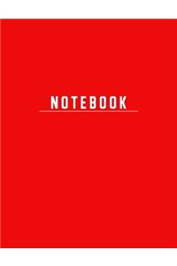 Notebook: Unlined Notebook - Large (8.5 X 11 Inches) - 112 Pages