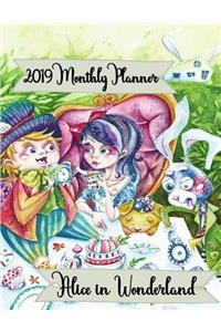 2019 Alice in Wonderland Monthly Planner