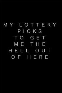 My Lottery Picks to Get Me the Hell Out of Here