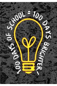 100 Days of School = 100 Days Brighter