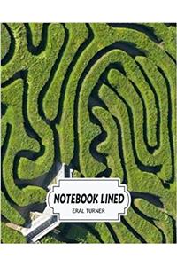 Notebook Lined Maze: Notebook Journal Diary