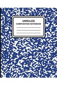 Unruled Composition Notebook