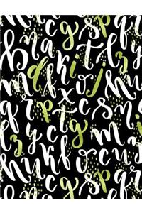 My Big Fat Journal Notebook Sparkly Letters Pattern 2
