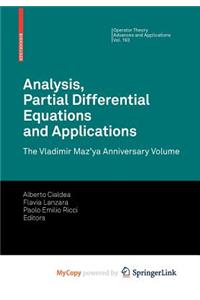 Analysis, Partial Differential Equations and Applications