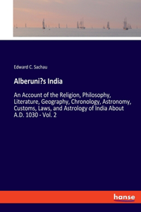 Alberuni's India