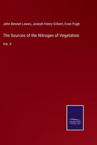 Sources of the Nitrogen of Vegetation
