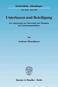 Unterlassen Und Beteiligung