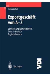 Exportgeschäft Von A-Z