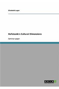 Hofsteede's Cultural Dimensions