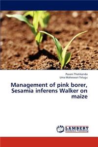 Management of Pink Borer, Sesamia Inferens Walker on Maize