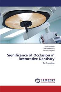 Significance of Occlusion in Restorative Dentistry