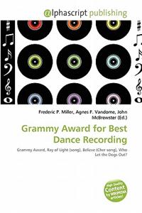 Grammy Award for Best Dance Recording