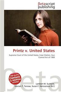 Printz V. United States