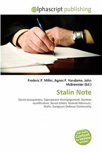 Stalin Note