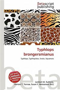 Typhlops Brongersmianus