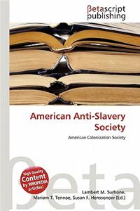 American Anti-Slavery Society