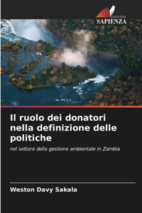 ruolo dei donatori nella definizione delle politiche