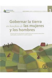 Gobernar la tierra en beneficio de las mujeres y los hombres