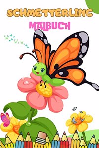 Schmetterling Malbuch Für Kinder: Wunderschöne Schmetterlings-Farbdesigns mit Blumen, und Naturszenen