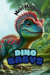 Mein Malbuch Dino Babys