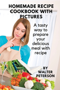 Homemade recipe cookbook with pictures