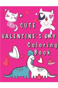 Cute Valentine's Day Coloring Book