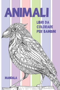 Libri da colorare per bambini - Mandala - Animali