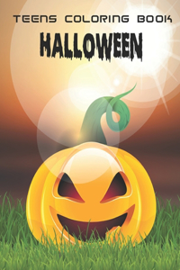 Teens Coloring Book Halloween
