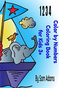 Color by Numbers Coloring Book for Kids 3+