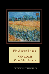 Field with Irises: Van Gogh Cross Stitch Pattern