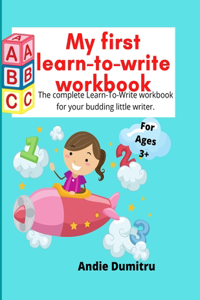 My first learn to write workbook