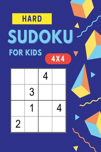 Hard Sudoku for Kids 4X4